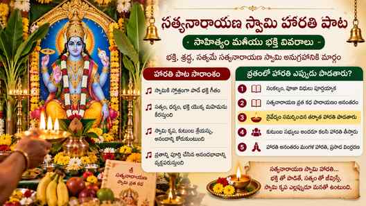 వ్రతంలో హారతి ఎప్పుడు పాడతారు?